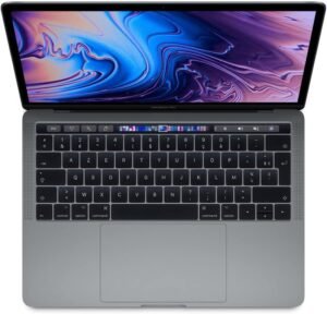 2020 Apple MacBook Pro avec 2.0GHz Intel Core i5 (13-pouces, 16Go RAM, 512Go SSD Stockage) (AZERTY Français) Gris Sidéral (Reconditionné)