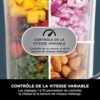 Ninja Detect Power Blender Pro & Single Serve 2-en-1, mixeur 1200W avec récipient 2L, 1 gobelets individuel, mixeur pour smoothies et boissons glacées, hachage de légumes, Noir... – Image 4