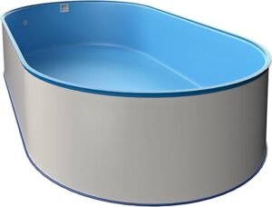 POWERHAUS24 Kit de Piscine Ovale, 700 x 350 x 120cm